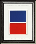 Ellsworth Kelly: Blau ber Rot, 1966 Rechtecke, Original-Lithographie fr Maeght und Redfern - Werke | Drucke