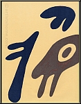 Hans (Jean) Arp: Figurationen Drei Elemente 1962 Original-Lithographie