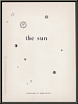 Andr Masson: 'Die Sonne' The Sun - Soleil 1938, Original-Lithographie fr Verve Teriade, Rckseite der Grafik