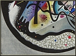 Wassily Kandinsky: 'Im schwarzen Kreis' Dans le cercle noir 1960, Lithographie Mourlot - im Stein signiert