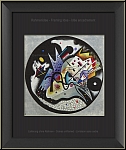 Wassily Kandinsky: 'Im schwarzen Kreis' Dans le cercle noir 1960, Lithographie Mourlot - Werke, Originaldrucke