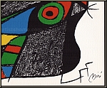 Joan Miro: 'Schweden' 1974 Original-Lithographie, Mir Bildhauer (Fotoscop), Signatur - Bilder, Originaldrucke