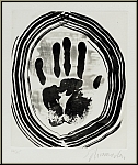 Emil Schumacher: Offene Hand, 1967, Radierung mit Aquatinta, signiert