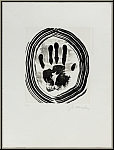 Emil Schumacher: Die offene Hand (La main ouverte) 1967, Radierung mit Aquatinta, Motiv 8 signiert - Originale