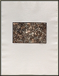 Mark Tobey: 'Thanksgiving Leaf' Erntedankfest, Original-Radierung Aquatinta 1971, signiert - Bild Druckgrafik