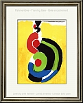 Sonia Delaunay: 'Danseuse Espagnole' 1972, Original-Lithographie Flamenco-Tnzerin - Bilder, Rahmenvorschlag