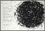 Gnther Uecker: Original-Lithographie Spirale, 1987, signiert, Erker