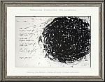 Gnther Uecker: Original-Lithographie Spirale, 1987, handsigniert, Erker-Treffen 4 - Idee fr Bilderrahmen